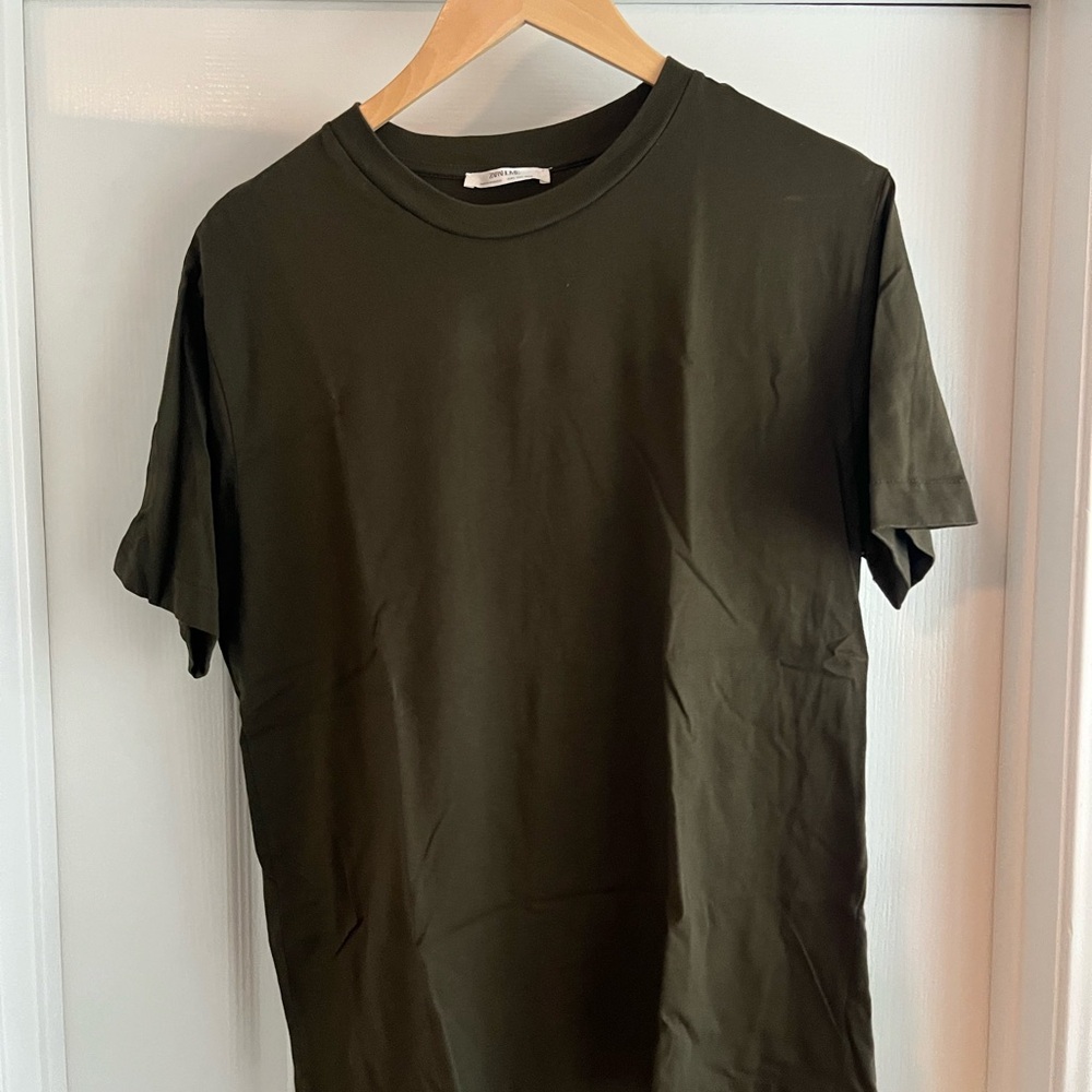 Zara Dark Green Short Sleeve Tee